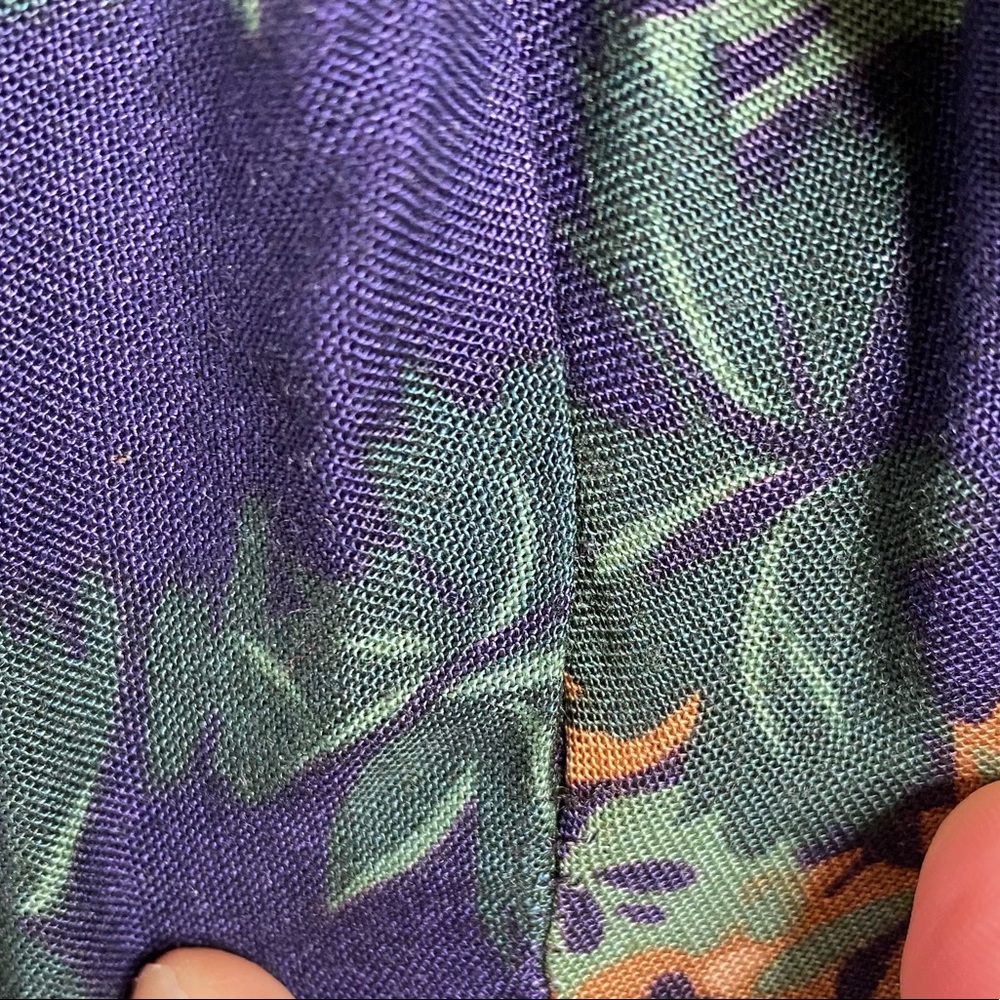 Vintage Cassidy Green Floral Equestrian Maxi Dress - Picture 8 of 13